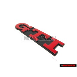 Genuine VW GTI Rear Trunk Boot Badge Emblem Red - 1H6853687AJQN5