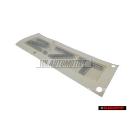 Genuine Audi 2.7T Rear Trunk Boot Badge Emblem Chrome - 4B0853743R 2ZZ