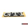 Genuine VW GTI Rear Trunk Boot Badge Emblem Chrome - 1H6853687AJZ10
