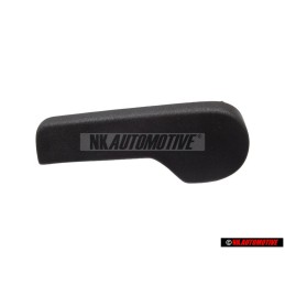 Genuine VW Bonnet Lid Lock Cable Grip Handle Satin Black LHD - 1J1823533C B41