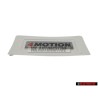 Genuine VW 4MOTION Rear Trunk Boot Badge Emblem - 2H0853675E GQF