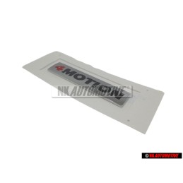 Genuine VW 4MOTION Rear Trunk Boot Badge Emblem - 2H0853675E GQF