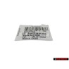 Genuine VW 4MOTION Rear Trunk Boot Badge Emblem - 2H0853675E GQF
