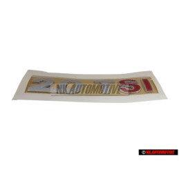 Genuine VW 2.0 TSI Rear Boot Badge Emblem Chrome Red - 5N0853675D GQF