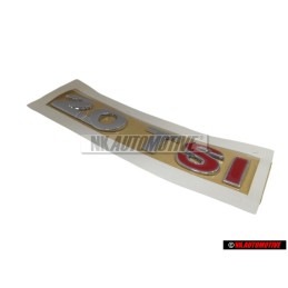 Genuine VW 2.0 TSI Rear Boot Badge Emblem Chrome Red - 5N0853675D GQF