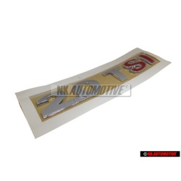 Genuine VW 2.0 TSI Rear Boot Badge Emblem Chrome Red - 5N0853675D GQF