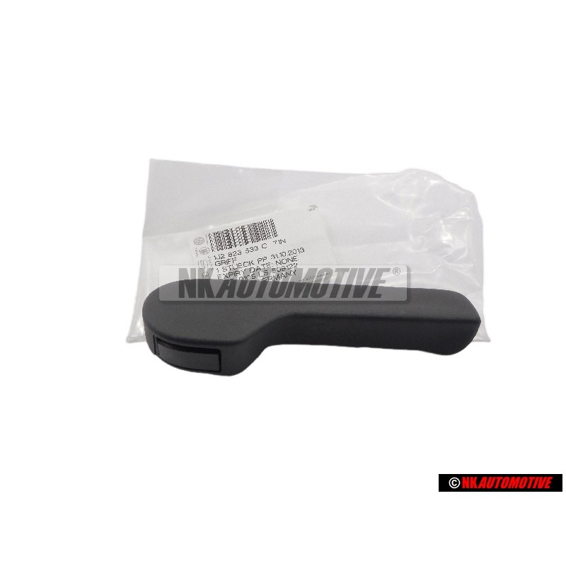 Genuine VW Bonnet Lid Lock Cable Grip Handle Anthracite RHD - 1J2823533C 71N