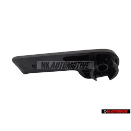 Genuine VW Bonnet Lid Lock Cable Grip Handle Satin Black RHD - 1J2823533C 9B9