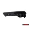 Genuine VW Bonnet Lid Lock Cable Grip Handle Satin Black RHD - 1J2823533C 9B9
