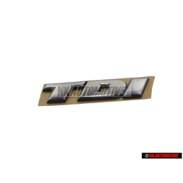 Genuine VW Rear Boot TDI Badge Emblem Chrome - 701853675B Z10