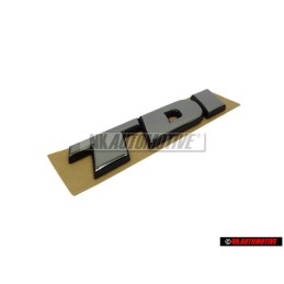 Genuine VW Rear Boot TDI Badge Emblem Chrome - 701853675B Z10