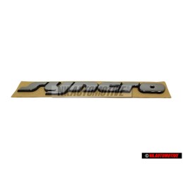 Genuine VW SYNCRO Rear Trunk Boot Badge Emblem Chrome - 701853675A Z10
