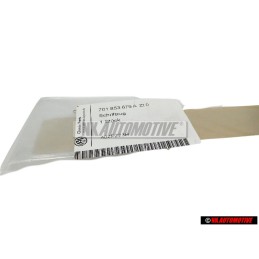 Genuine VW SYNCRO Rear Trunk Boot Badge Emblem Chrome - 701853675A Z10