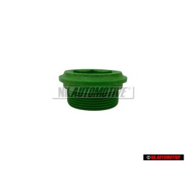Genuine VW Transmission Sealing Plug Green Color - 020301129D
