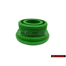 Genuine VW Transmission Sealing Plug Green Color - 020301129D