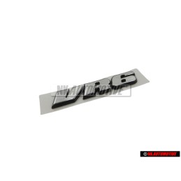 Genuine VW VR6 Rear Boot Badge Emblem Chrome - 3A0853675 Z10