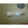 Genuine VW UP White Orange KeyTag Keychain Keyring Keyfob - 1S0087013 UH8