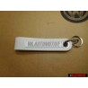 Genuine VW UP White Orange KeyTag Keychain Keyring Keyfob - 1S0087013 UH8