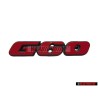 Genuine VW G60 Early Type Grill Badge Emblem Red - 535853679 QN5
