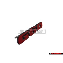 Genuine VW G60 Early Type Grill Badge Emblem Red - 535853679 QN5