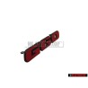 Genuine VW G60 Early Type Grill Badge Emblem Red - 535853679 QN5