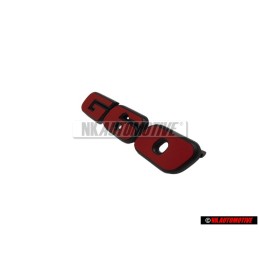Genuine VW G60 Early Type Grill Badge Emblem Red - 535853679 QN5