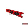 Genuine VW GTI Front Grill Badge Emblem Red - 1H6853679E QN5