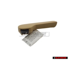Genuine VW Bonnet Lid Lock Cable Grip Handle Pure Beige - 1J2823533C 7G8