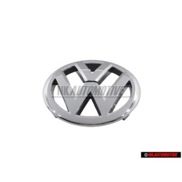 Genuine VW Front Grill Badge Emblem Chrome - 1T0853601E ULM
