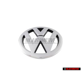 Genuine VW Front Grill Badge Emblem Chrome - 1T0853601E ULM