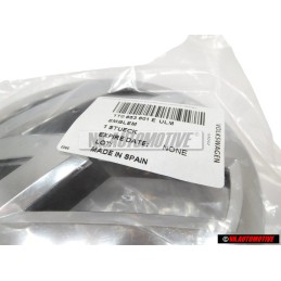 Genuine VW Front Grill Badge Emblem Chrome - 1T0853601E ULM