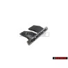 Genuine Audi QUATTRO Front Grill Badge Emblem Chrome - 8N0853736A 2ZZ