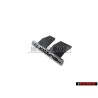 Genuine Audi QUATTRO Front Grill Badge Emblem Chrome - 8N0853736A 2ZZ