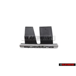 Genuine Audi QUATTRO Front Grill Badge Emblem Chrome - 8N0853736A 2ZZ