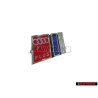 Genuine Audi S6 PLUS Front Grill Badge Emblem Chrome Blue Red - 4A5853736D 2ZZ