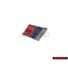 Genuine Audi S6 PLUS Front Grill Badge Emblem Chrome Blue Red - 4A5853736D 2ZZ