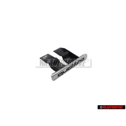 Genuine Audi QUATTRO Front Grill Badge Emblem Chrome - 4E0853736A 2ZZ