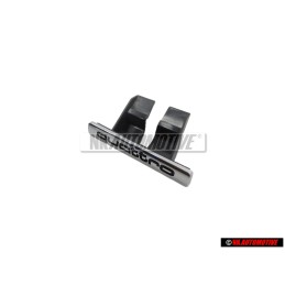 Genuine Audi QUATTRO Front Grill Badge Emblem Chrome - 4E0853736A 2ZZ