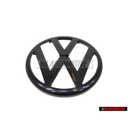 Genuine VW Front Grill Badge Emblem Black - 1J0853601A 041