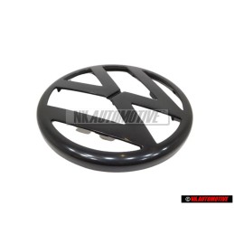 Genuine VW Front Grill Badge Emblem Black - 1J0853601A 041
