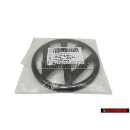 Genuine VW Front Grill Badge Emblem Black - 1J0853601A 041