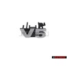 Genuine VW V5 Front Grill Badge Emblem Chrome - 1J6853679 FDY