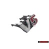 Genuine VW V5 Front Grill Badge Emblem Chrome Red - 1J6853679F GQF