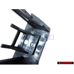 Genuine VW V5 Front Grill Badge Emblem Chrome Red - 1J6853679F GQF