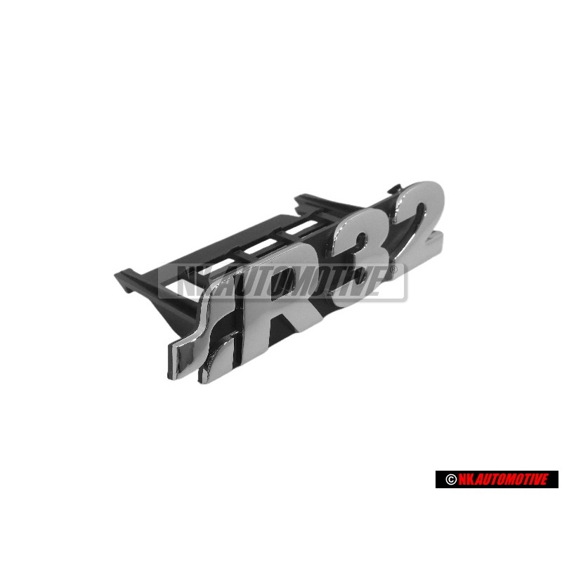 Genuine VW Golf MK4 R32 Front Grill Badge Emblem Chrome - 1J6853679D PWV