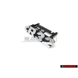 Genuine VW Golf MK4 R32 Front Grill Badge Emblem Chrome - 1J6853679D PWV