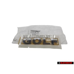 Genuine VW GOLF Rear Trunk Boot Badge Emblem Chrome - 1J6853687 739