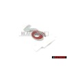 Genuine VW V6 Rear Trunk Boot Badge Emblem Chrome Red - 1J0853675AAGQF