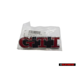 Genuine VW Golf MK7 GTI Front Grill Badge Emblem Chrome Red - 5G0853679P WYR