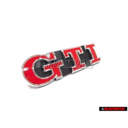 Genuine VW Golf MK7 GTI Front Grill Badge Emblem Chrome Red - 5G0853679P WYR